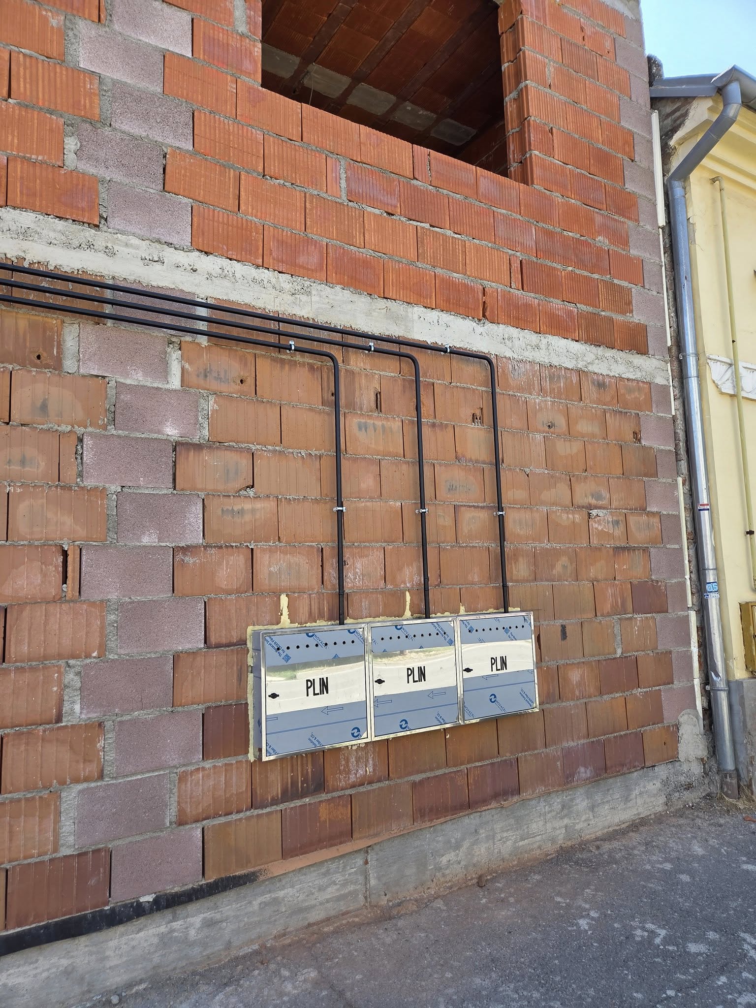 Plinska instalacija, razvod cijevi